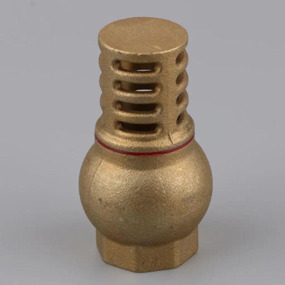 Anti Backflow Bottom Valve Female Thread Check Valve Brass Brass Foot Valve Direct Supply