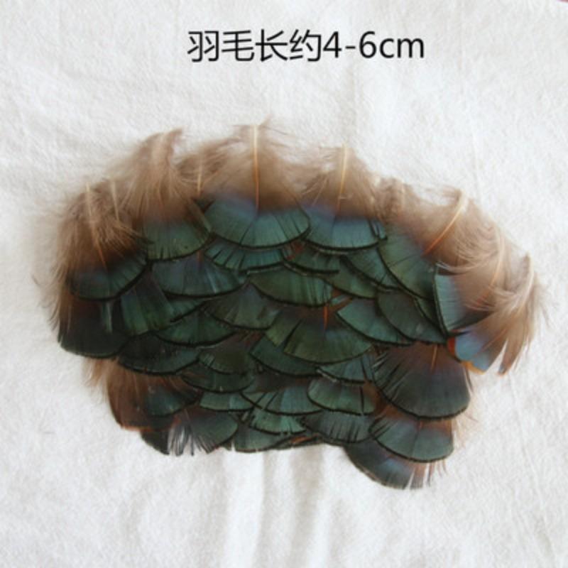 50Pcsdiy Jewelry Accessories Feather Diy Feather Headdress Corsage Hat Shoes Handicrafts Decorative Materials