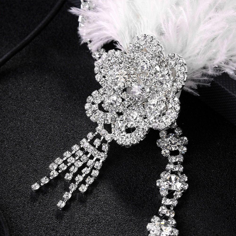 Crystal Cosplay Dress Headwear Vintage 1920s Hair Accessories  Stage Performance