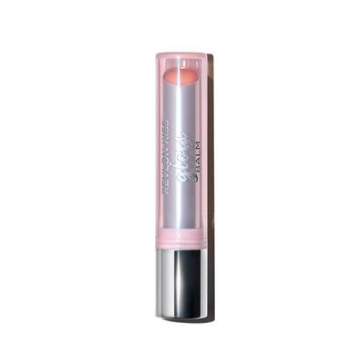 Revlon Kiss Glow Balm 002 Peony Glow Pastel Orange On Yellow Lipstick (Color Image Base) 2.8g (x 1)