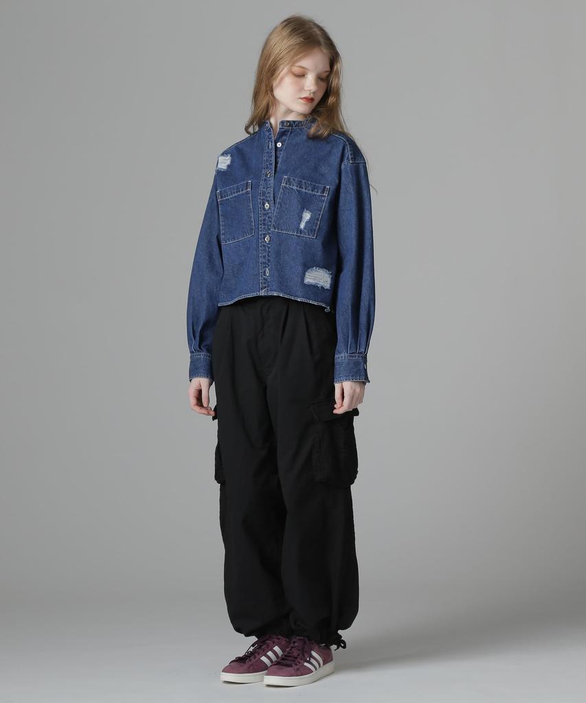 AVIREX WEB LIMITED Belle LINE LACE CARGO PANTS Women's M 010 Black 783-5110605