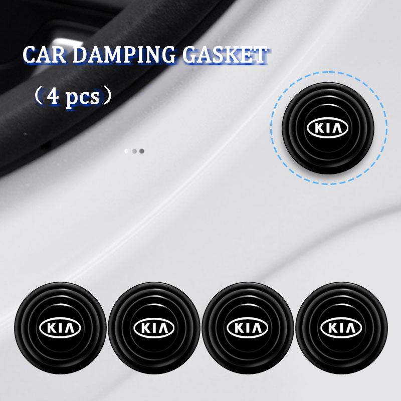 Car Door Shock Absorber Silicone Pads Universal Buffer Anti Shock Pad For KIA Cerato Sportage R K2 K3 K5 Sorento Sportage R Rio Soul Accessories