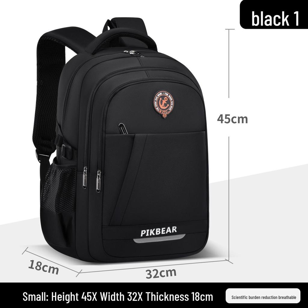 Lightweight, Spine-Supporting Casual Backpack for Boys Grades 2-6