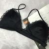 Sexy Women Thin shoulder Lace Lingerie Underwear Push-Up Padded Bra Set Brassiere