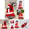 Quality Pet Xmas Clothes Pajamas Dog Jumpsuit Cat Sweater Coat Jacket**