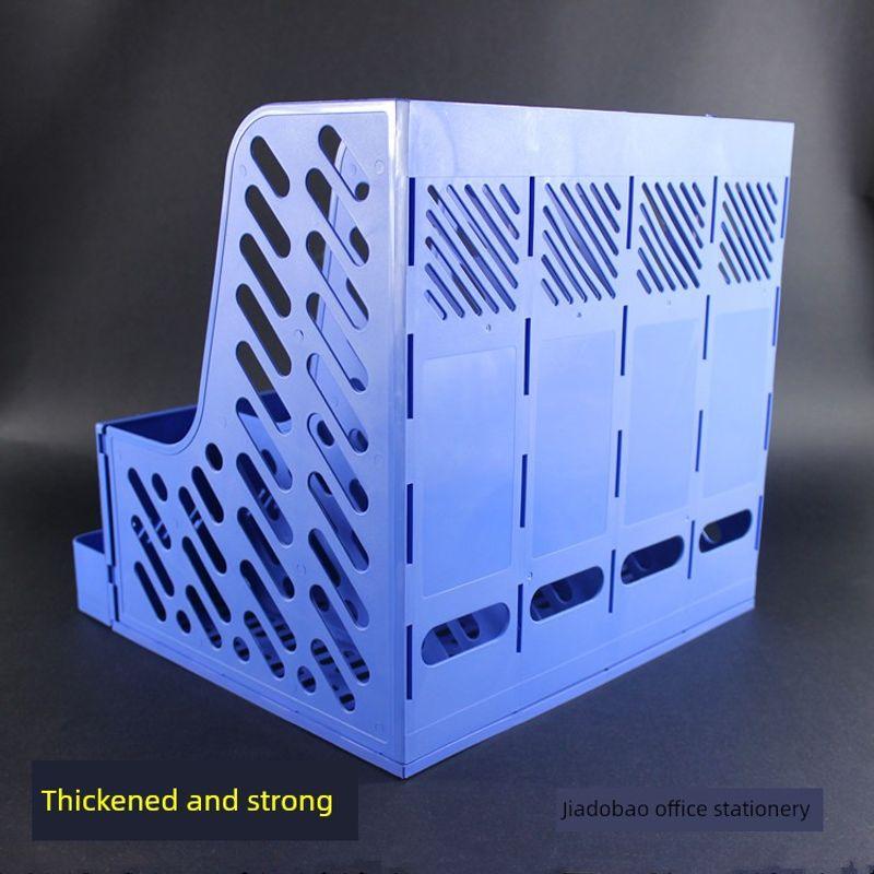New Arrival Creative 4 Grid Hanaper A4 Folder Storage Seat File Holder Bookshelf Office Stationery Storage Rack Quadruple