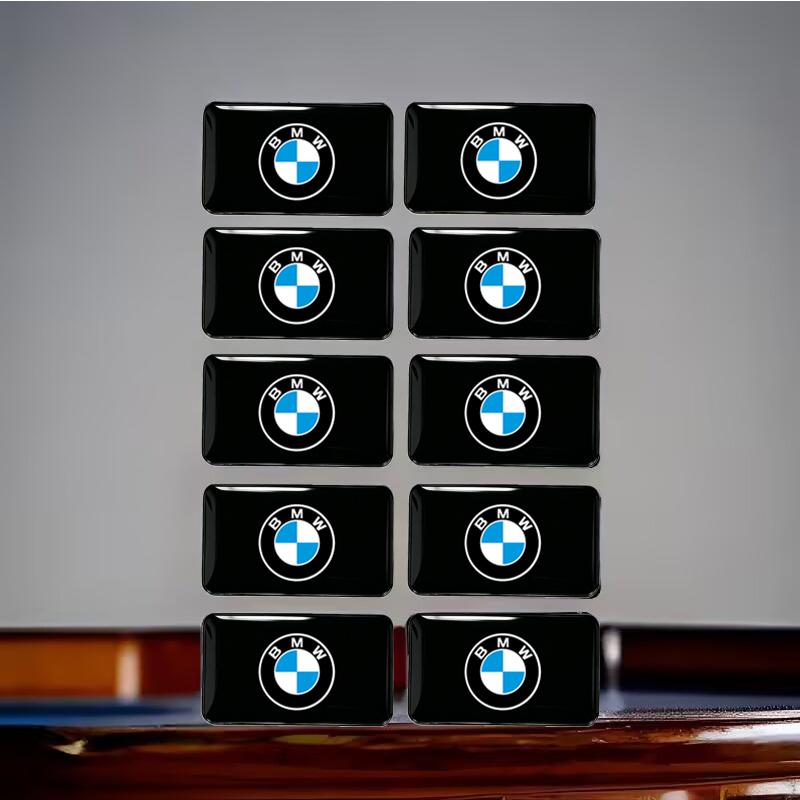 BBKQ7 Car Wheel Steering Wheel Wheel Hub Caps Badge Decal Decor Stickers For BMW M Power X1 X3 X5 X6 3 5 7 Series E46 E90 F30 G20