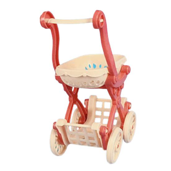 

Модель тележки для покупок Имитация Портативные Пластиковые Кукольные Аксессуары Тележка для покупок для Украшения розы красного