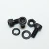 Black 2500P Hex Socket Head Screws Set M2 M2.5 M3 M4 M5 M6 DIN912 12.9 Allen Screw Nut Steel Button Head Socket Cap Bolt Nuts