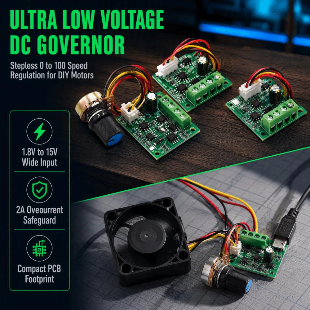 1.8V To 15V PWM Control Module 2A Low Voltage Controller DC Motor Regulator  Industrial Use