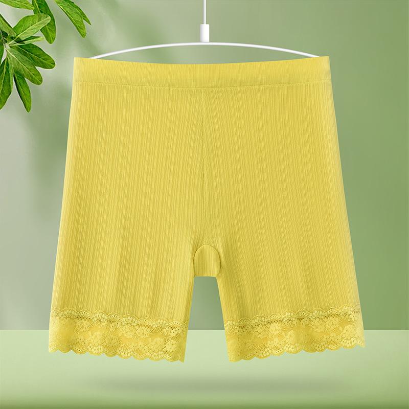 Plus Size Women Spring and Summer Belly Lift Hip Breathable Anti Loose Cotton Crotch No Trace Leggings