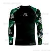 Herren UPF 50 Langarm Rash Guard Badeshirt Surfen Tauchen Strand Sonnenschutz Schnelltrocknend Sportoberteil