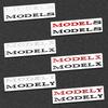Autoaufkleber 2025 Neu Tesla Für Tesla Model Y Model S Model X Abzeichen Styling Auto Außen Dekor Emblem Aufkleber ABS Auto Heckklappe