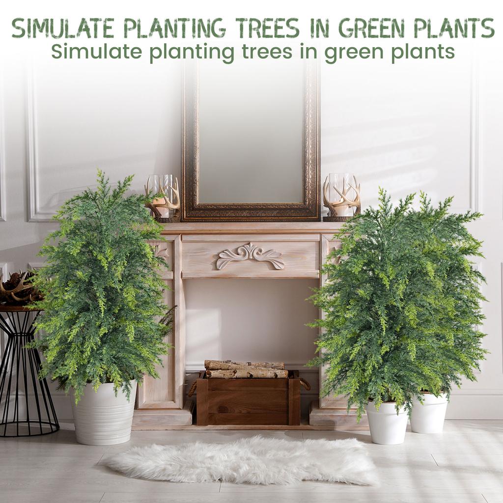 Artificial Christmas Ground Stake Tree - Realistic Shrub for Garden Yard Decoration