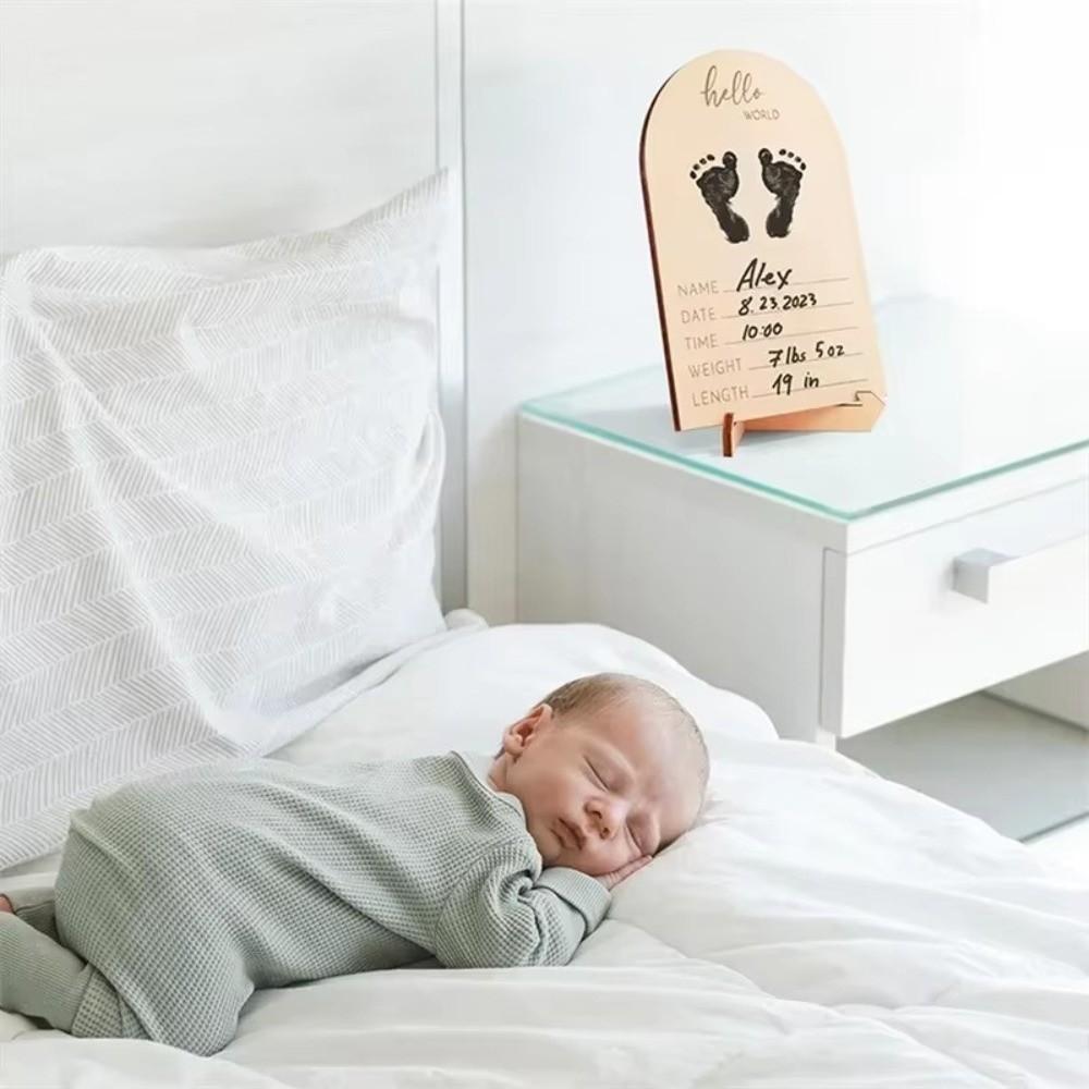 Wooden Stands Sonogram Picture Frame Rustic Pregnancy Gift Frame Newborn Birth