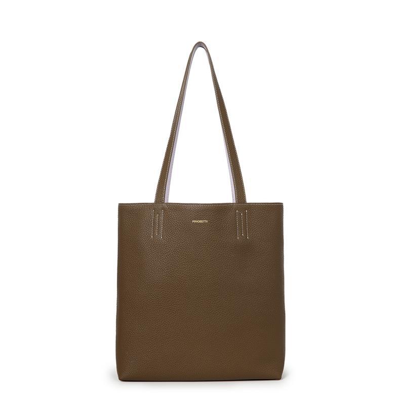 

Двусторонняя кожаная сумка-тоут, Квадратная сумка на одно плечо большой вместимости, Женская сумка из кожи верхнего слоя 33*12*32CM