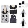 Elegant Demon Slayer Kimetsu No Yaiba Wind Pillar Sanemi Shinazugawa Cosplay Costume Set Featuring Perfect Stitches
