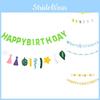Adorable Daisy Themed Happy Birthday Flags For Kids Party Decoration And Setup
