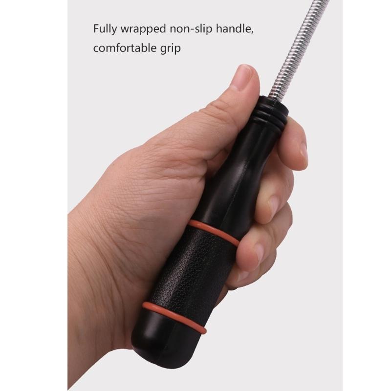 Bendable Flexible Magnetic Pickup Tool,23.6'' Grabbers Tool, Accurate Pick Up In Narrow Space for Engine Home Sink