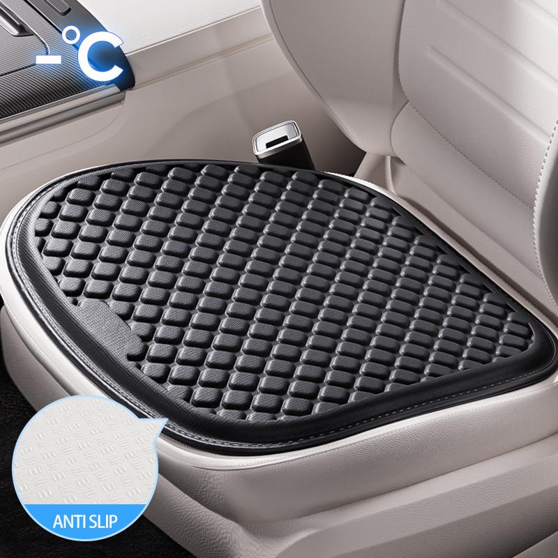Universal TPR Cooling Gel Car Seat Cover Summer Car Cool Cover Breathable Honeycomb Gel Seat Cushion Car Interiors Accessory