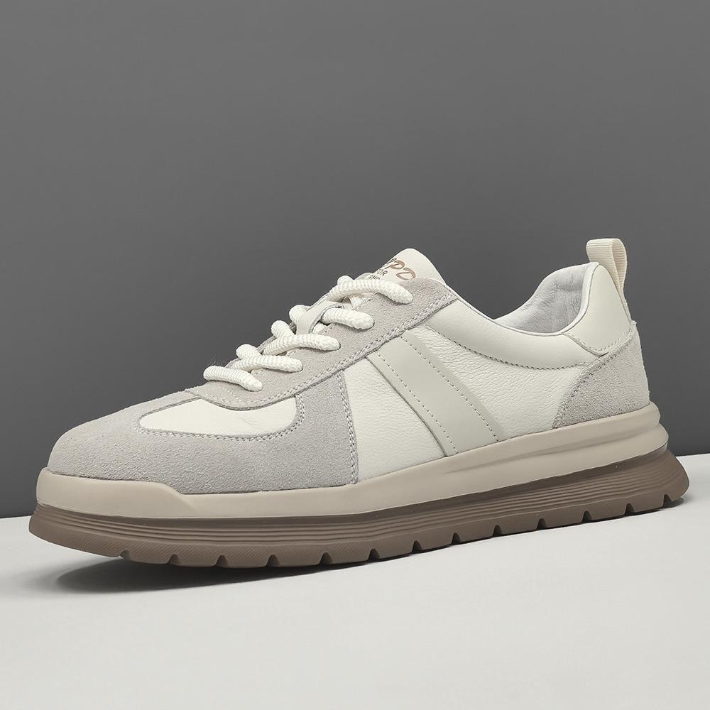 Кожаные кеды легкая роскошь нишевые мягкая подошва высококачественная повседневная обувь 38