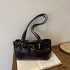 PU-Leder Schultertaschen für Damen 2026 Y2K Vintage Damen Unterarm-Pendeltasche Taschen für Damen Handtaschen und Geldbörsen