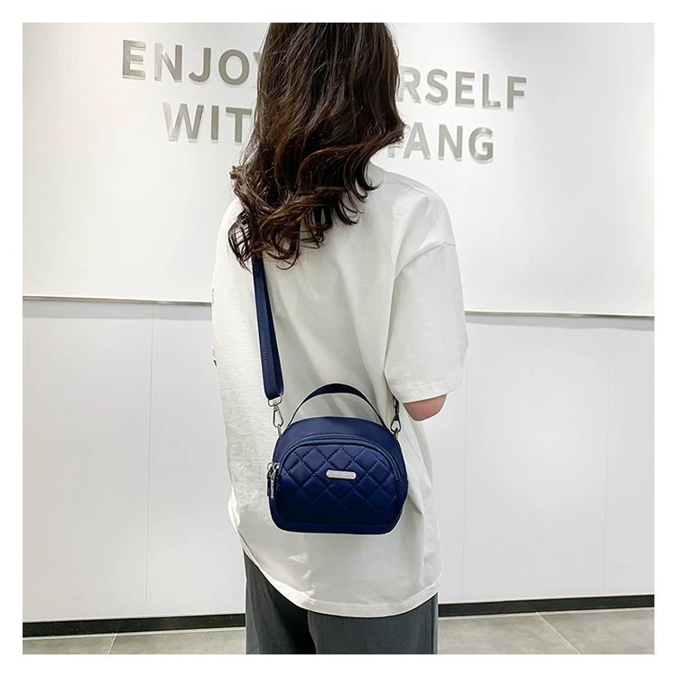 One Shoulder Versatile Mini Bag Casual Oxford Cloth Women's Bag Mobile Wallet Printed Nylon Cloth Bag Crossbody Bag