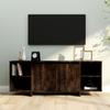 TV Stand Smoked Oak 130X35X50 Cm Particleboard