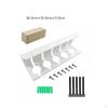 Under Desk Cable Management Tray Clutter Power Strip Mounting Bracket Large Capacity Workstation