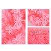 Faux Spruce Christmas Wreath Unlit Pink/White Artificial Flocked Xmas Wreath for Indoor Outdoor Winter Home Decor