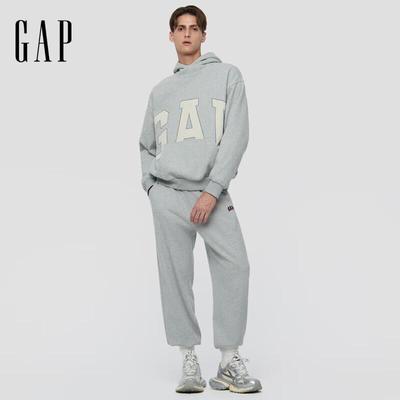 Gap Unisex Logo Print Fleece Pullover Hoodie