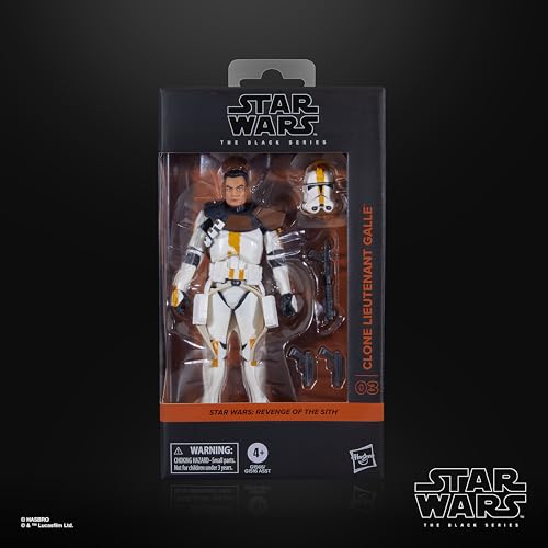 STAR WARS Black Series Clone Lieutenant Gall, Star Wars: Revenge of the Sith Premium Collectible 6-Inch Action Figure