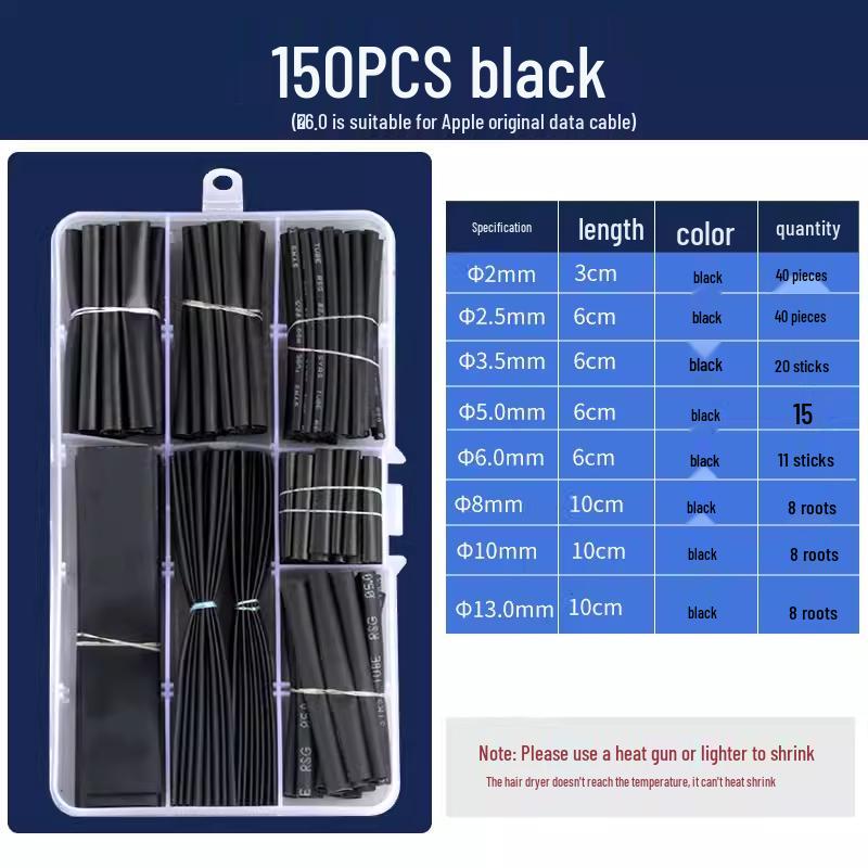 Tubo Termorretráctil Aislante Impermeable para Protección de Cables