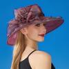Summer new organza bucket hat outdoor travel beach sun protection visor versatile anti-ultraviolet hat women