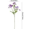 70cm Artificial Viola Tricolor Flower Plastic Handmade Silk Heartsease Flowers Real Touch Fake Flowers Home Office Decor