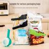 Extra-Large Caliber Food Bag Sealing Clip with Moisture-Proof Spout for Cereal Preservation