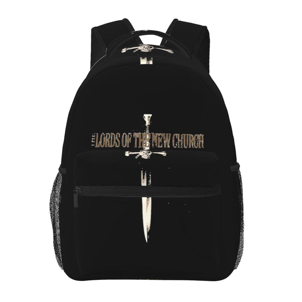 Band The Lords Of The New Church Rucksäcke Jungen Mädchen Schultasche Schüler Schultaschen Cartoon Laptop Rucksack Umhängetasche