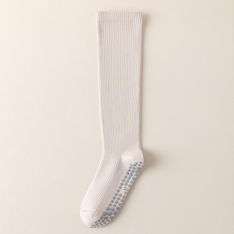 Color Matching Yoga Calf Socks Professional Non-Slip Pilates Pressure Sports Socks Children'S Fitness Dance Stockings