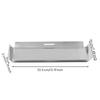 Metal Serving Tray Raised Sides Rectangular Folded End Panels Kitchenware