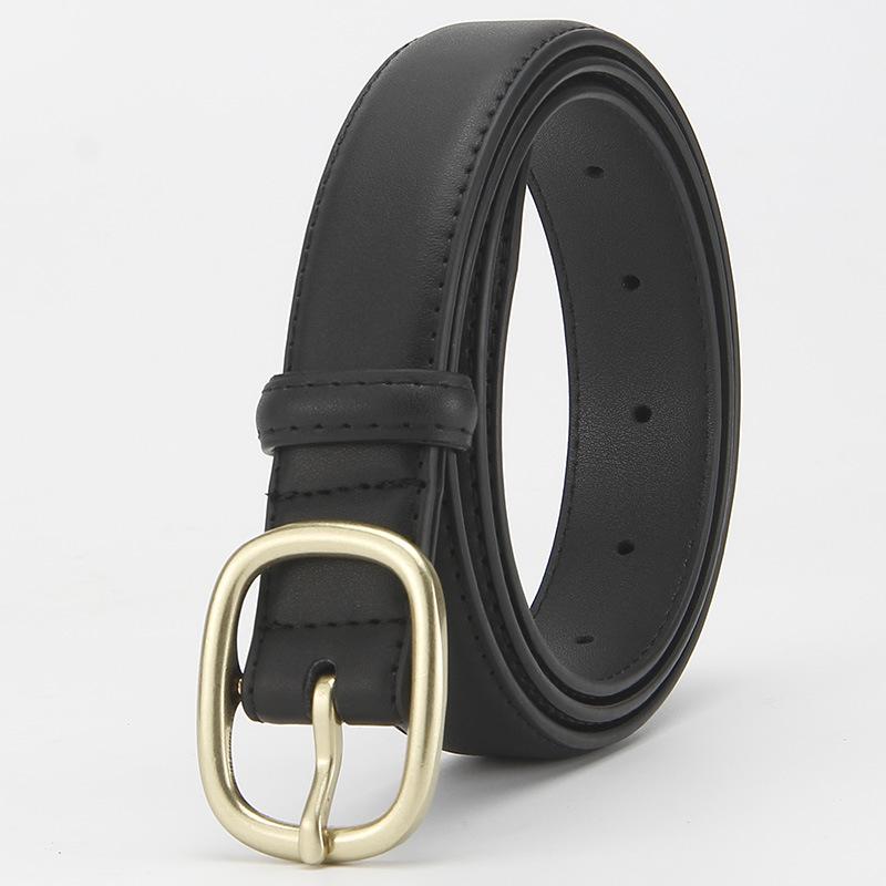 

Женский ремень из натуральной кожи, ремень из коровьей кожи, женский универсальный декоративный ремень, деловой, повседневный, простой, модный ремень, высококачественный