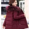 Winter Jacket Women's Parkas Long Coat Fur Collar Hooded Jackets Overcoat Thick Warm Cotton Padded Coat Puffer Parka