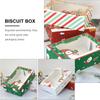Cake Boxes Window Biscuit Paper Cups Lovely Pattern Container Christmas for Gifts