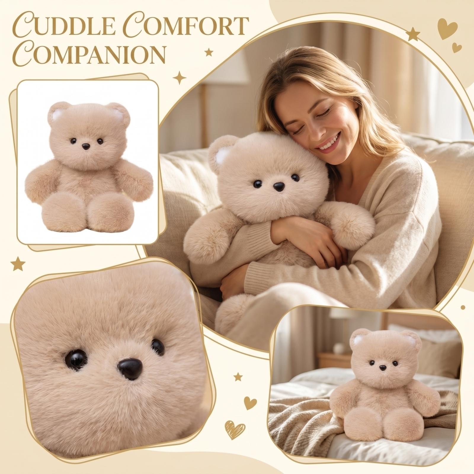 

Эта плюшевая игрушка, служащая уютным компаньоном или декоративной подушкой, подходит для всех возрастов, принося ощущение тепла детям и наполняя ваш дом One Size коричневый