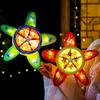 360 Degree Rotating Windmill Paper Lamp Making Set Handheld Flower Light For Children Holiday Craft Projects