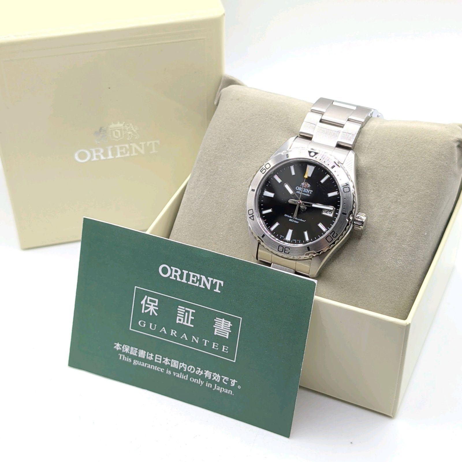 ORIENT F672-UAY0 Watch Automatic Men s Silver Date Y2K 00S Vintage Orient Mako 40 Watch Automatic Men s Round Silver Date Vintage Working Item