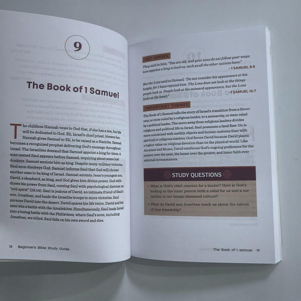 Christian Beginner's Bible Study Guide Study Notes Devotion Reading Plan Verses Study Book  Gifts