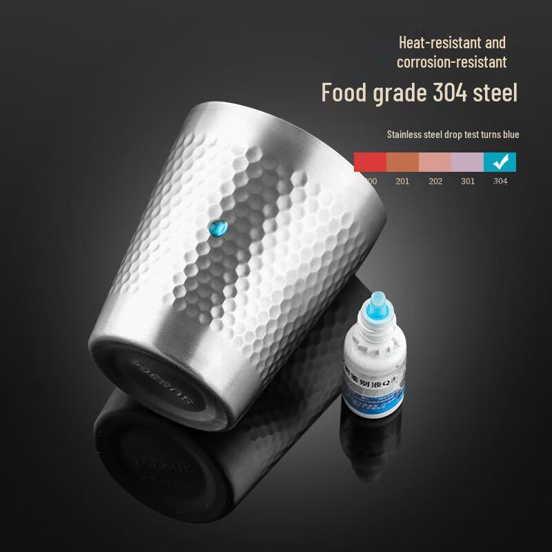Bayjie 304 Stainless Steel Hammered Cup