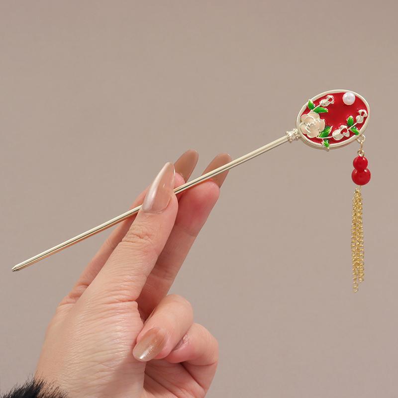 Retro Chinesische Elegante Quaste Haarnadel Fan Haar Stick Haar Zubehör Hanfu Pografie Requisiten