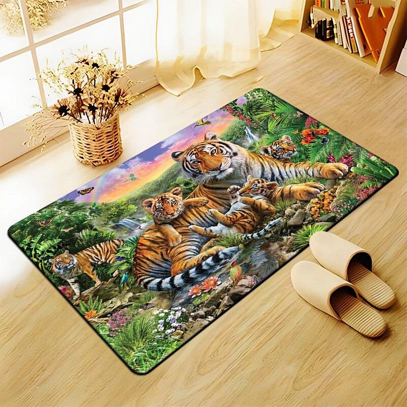 3D Art printing Tiger Printed Carpet for Living Room Large Area Rug Soft Carpet Home Decoration Mats Boho Rugs Dropshipping