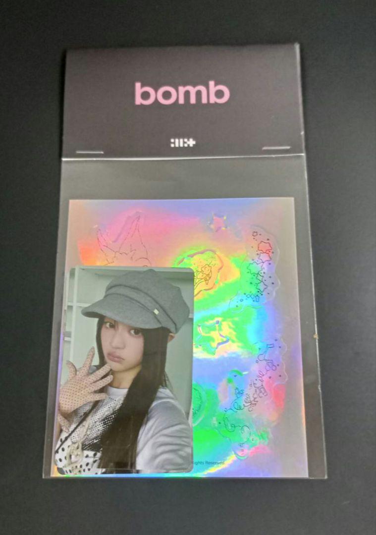 

[Б/У] ILLIT наклейка-обложка для поп-ап открытки bomb Минжу